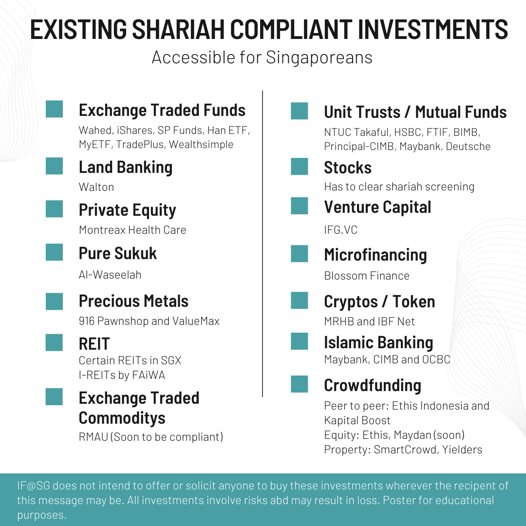 First time investor, looking for shariah (islamic law) compliant investments  - Seedly