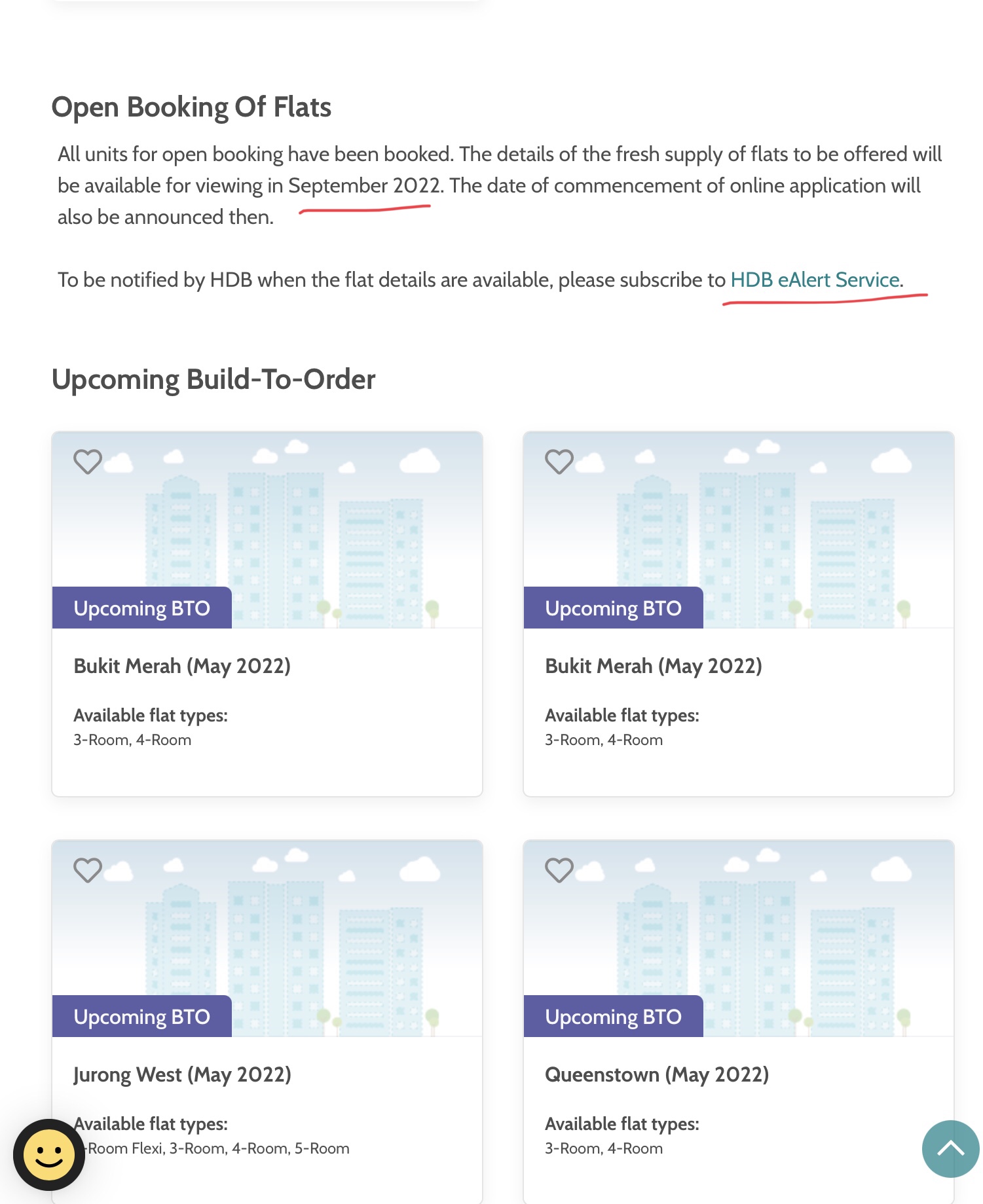 When will May 2022 BTO application period commence? - Seedly