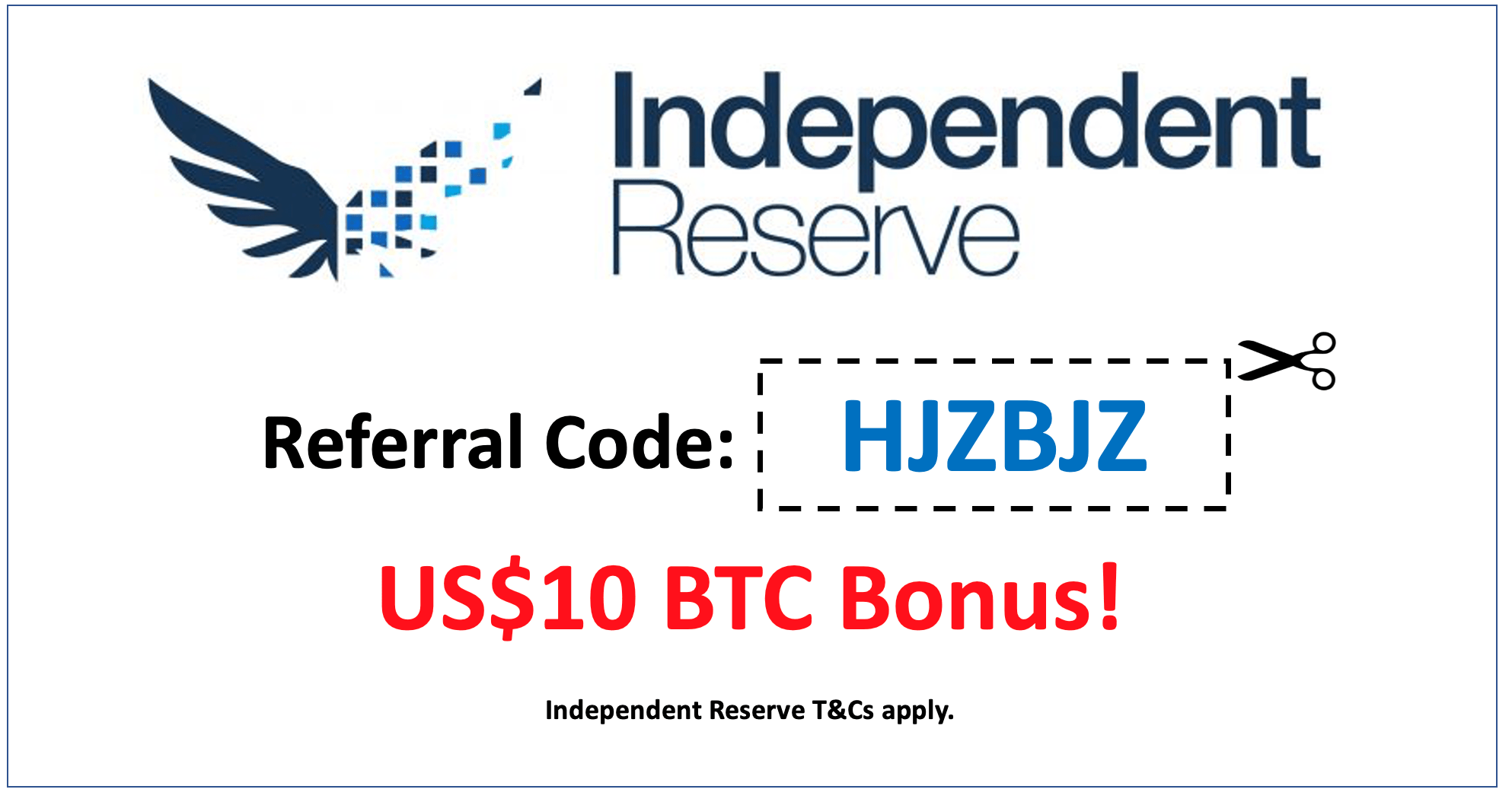 Independent Reserve Referral Code 2025: HJZBJZ - Seedly