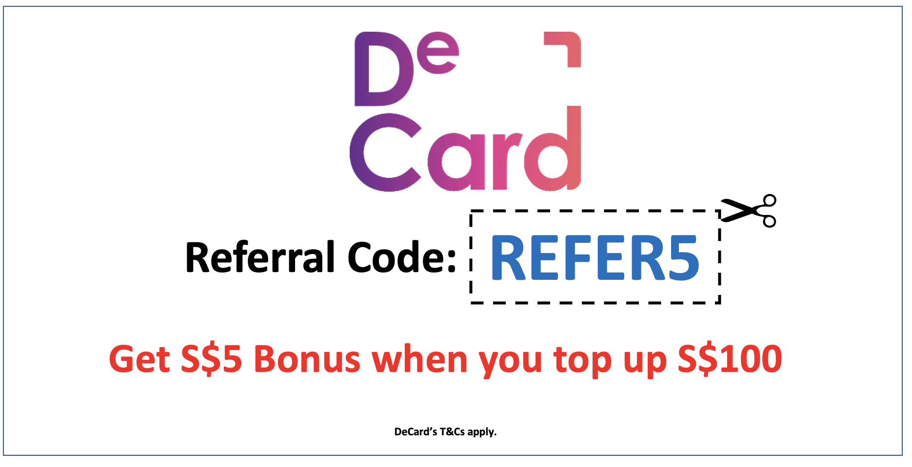 DeCard Referral Code - Seedly